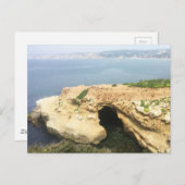 サニージムの海の洞窟シーサイド写真 ポストカード (正面/裏面)