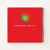 サニースケッチ&落書き：あなたのクリエイティブノート ノートブック (裏面)