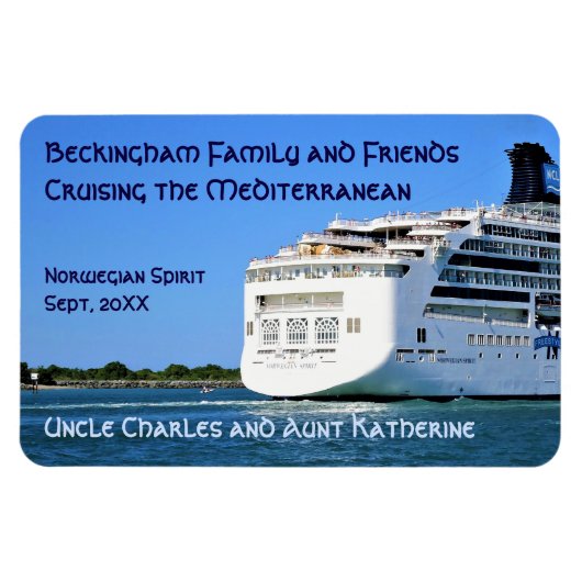 サニースピリットスターンカスタムステートルームドアマーカー マグネット (横)