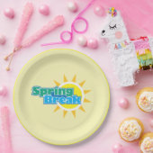 サニースプリングブレイク – ペーパープレート (パーティー)