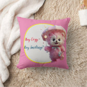 「サニースマイルの傘」 クッション (ブランケット)