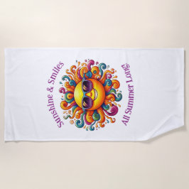 サニースマイルビーチタオル ビーチタオル