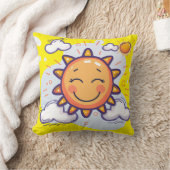 サニースマイル装飾用クッション- Brighten Any Room! クッション (ブランケット)