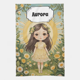 サニーセレーデパーソナライズされた キッチンタオル