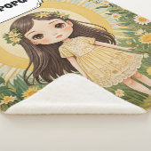 サニーセレーデパーソナライズされた シェルパブランケット (3/4)