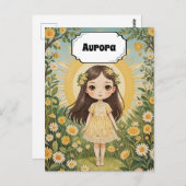 サニーセレーデパーソナライズされた ポストカード (正面/裏面)