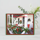 サニーセントオーガスティンフロリダからのメリークリスマス シーズンカード (スタンド正面)