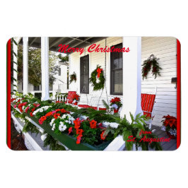 サニーセントオーガスティンフロリダからのメリークリスマス マグネット