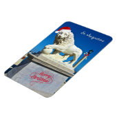 サニーセントオーガスティンフロリダからのメリークリスマス マグネット (左側)