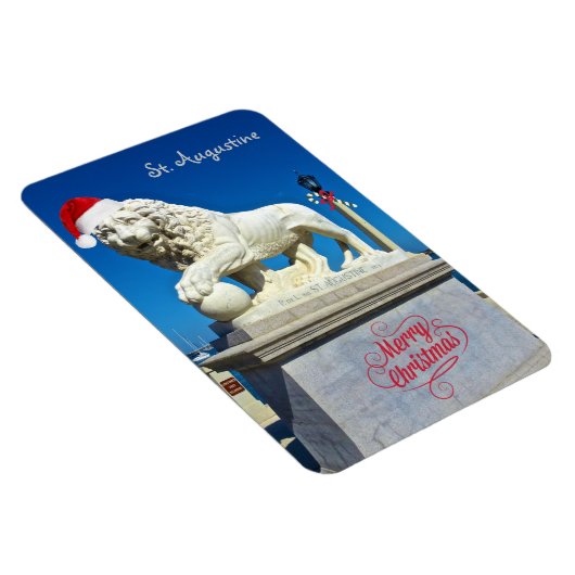 サニーセントオーガスティンフロリダからのメリークリスマス マグネット (右側)