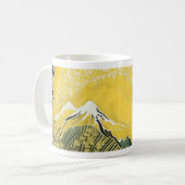 サニーゼンイエロー山 コーヒーマグカップ (正面左)