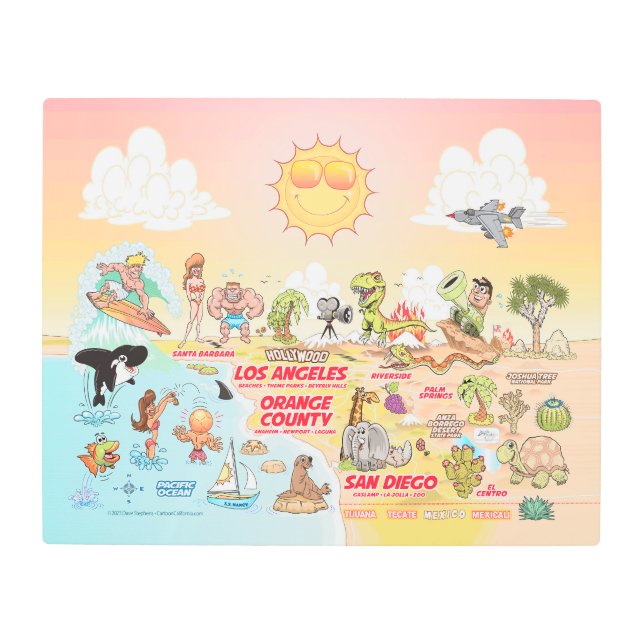 サニーソカル メタルプリント (正面)