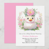 サニーダクリングスベビーシャワー 招待状 (正面/裏面)