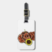 サニーチョコレートラブラドールOff-Leash Art™ ラゲッジタグ (正面縦)