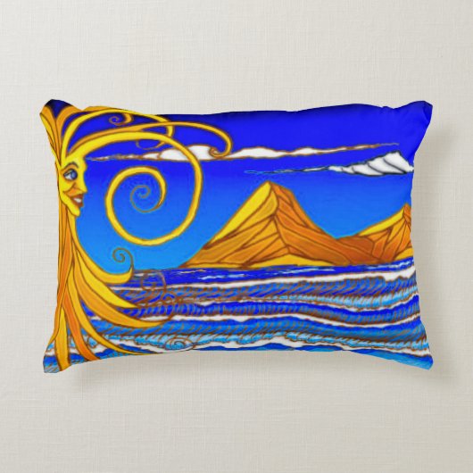 サニーデイアットザビーチ アクセントクッション (正面)