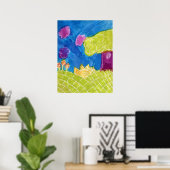 サニーデイアートポスタープリント ポスター (ホームオフィス)