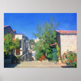 サニーデイイエミンモヘビューエルサレム油 ポスター