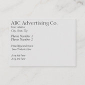 サニーデイオンレイクコンスタンス(南ドイツ)バス 名刺 (裏面)