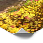 サニーデイシービーチイスラエルHerzlia油絵 ポスター (角)