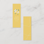 サニーデイジーカスタマイズ可能ミニブックマーク コーリングカード (正面/裏面)