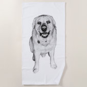 サニーデイスマイル ビーチタオル (正面)