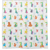 サニーデイセサミストリート シャワーカーテン (正面)