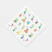 サニーデイセサミストリート スタンダードランチョンナプキン (角)