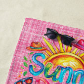 サニーデイピンク ビーチタオル (インサイチュ)