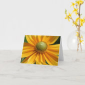 サニーデイ花の写真ノートカード カード (黄色い花)