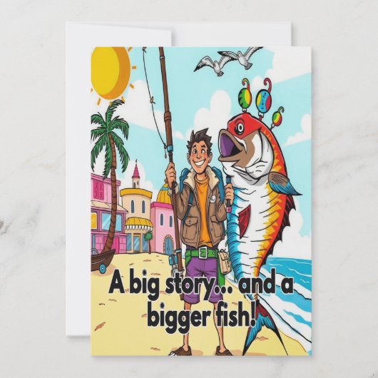 サニーデイ魚釣りアドベンチャー 招待状 (正面)