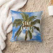 サニートロピカルパーム クッション (ブランケット)