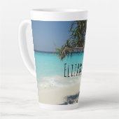 サニートロピカルビーチ海楽園 カフェラテマグ (左アングル)