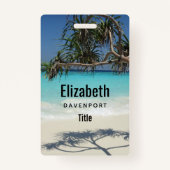 サニートロピカルビーチ海楽園 バッジ (裏面)