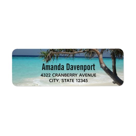 サニートロピカルビーチ海楽園 ラベル (正面)