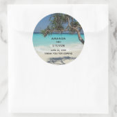 サニートロピカルビーチ海結婚パラダイス ラウンドシール (バッグ)