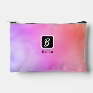 サニードリーミーパーソナライズされたピンク アクセサリーポーチ