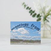 サニーニュージャージーのショア葉書からの挨拶 ポストカード (スタンド正面)