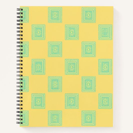 サニーノートスパイラルノートブック – Summer Ready ノートブック (正面)