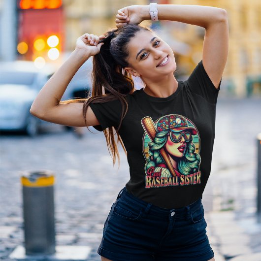 サニーバッター:クール野球の姉妹 Tシャツ