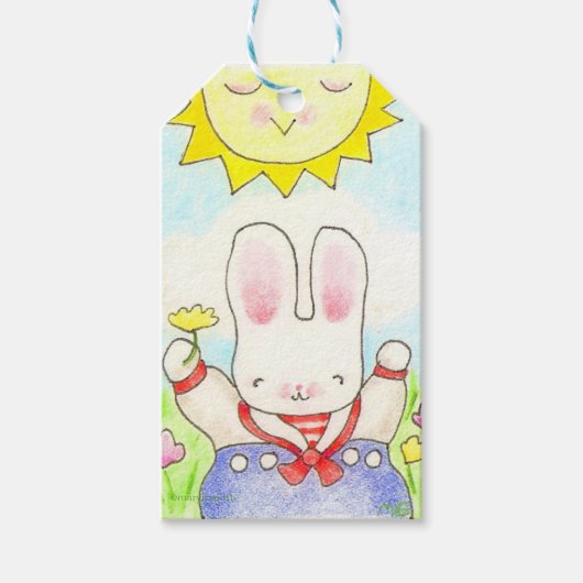 サニーバニーギフトラベル ギフトタグ (正面)