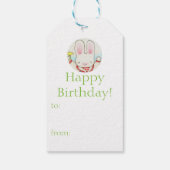 サニーバニーギフトラベル ギフトタグ (裏面)