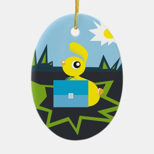 サニーバニー セラミックオーナメント (正面)