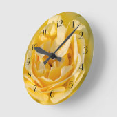 サニーバラ花びら ラウンド壁時計 (傾斜)