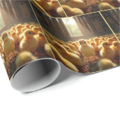 サニーバーンに黄色い雛 ラッピングペーパー (ロールコーナー)