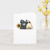 サニーパグ カード (黄色い花)