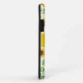 サニーパステルイエローサンフラワーズモ離れノグラム Case-Mate iPhoneケース (裏面/右)