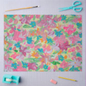 サニーパステルフローラティッシュペーパー 薄葉紙 (クラフト)