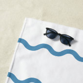 サニーパーソナライズされたドルフィンブリス ビーチタオル (インサイチュ)