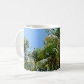 サニーパームスオアシス#1 #tropical #wall #art コーヒーマグカップ (正面左)