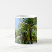 サニーパームスオアシス#1 #tropical #wall #art コーヒーマグカップ (中央)